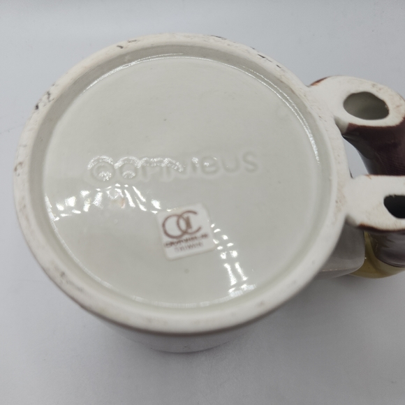 VTG Omnibus Fitz and Floyd Coffee Mug. Angry Office Man Punching Computer - Picture 5 of 6